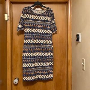 LuLaRoe Julia Dress Size XL